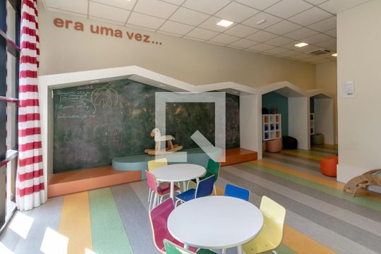 Área comum - Brinquedoteca de apartamento à venda com 1 quarto, 80m² em Moema, São Paulo