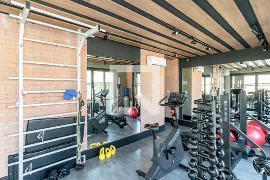 Área comum - Academia de apartamento à venda com 1 quarto, 80m² em Moema, São Paulo