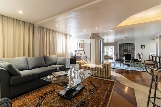 Sala de apartamento à venda com 4 quartos, 354m² em Vila Santo Estéfano, São Paulo