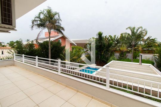 Sacada da Suíte 3 de casa de condomínio para alugar com 4 quartos, 350m² em Bosque das Palmeiras, Campinas