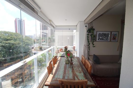 Sala - Varanda de apartamento à venda com 2 quartos, 54m² em Lauzane Paulista, São Paulo