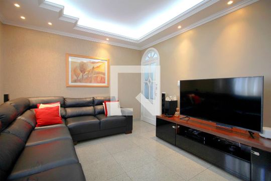 Sala de apartamento à venda com 4 quartos, 130m² em Grajaú, Belo Horizonte