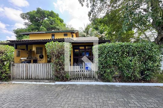 Fachada de casa de condomínio à venda com 3 quartos, 140m² em Vargem Grande, Rio de Janeiro