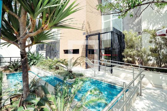 Fachada de kitnet/studio à venda com 1 quarto, 28m² em Aclimação, São Paulo