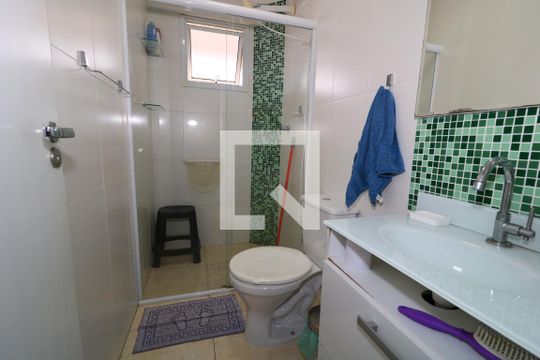 Banheiro de apartamento para alugar com 1 quarto, 68m² em Vila Caiçara, Praia Grande