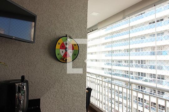 Varanda da Sala de apartamento à venda com 3 quartos, 80m² em Rudge Ramos, São Bernardo do Campo