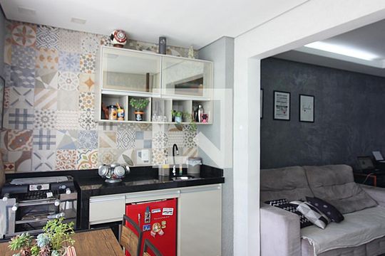 Sala de apartamento à venda com 3 quartos, 80m² em Rudge Ramos, São Bernardo do Campo