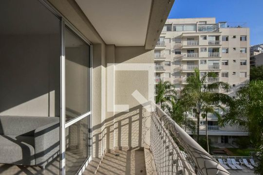 Varanda de apartamento para alugar com 1 quarto, 31m² em Panamby, São Paulo