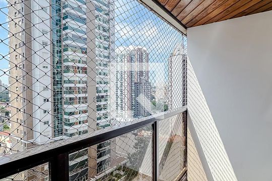 Varanda da Sala de apartamento à venda com 3 quartos, 130m² em Vila Regente Feijó, São Paulo