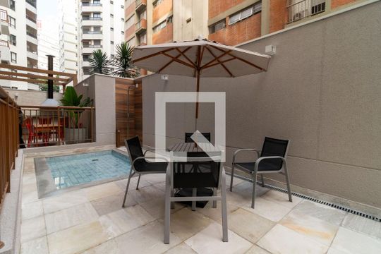 Área comum - Piscina de apartamento à venda com 1 quarto, 27m² em Perdizes, São Paulo