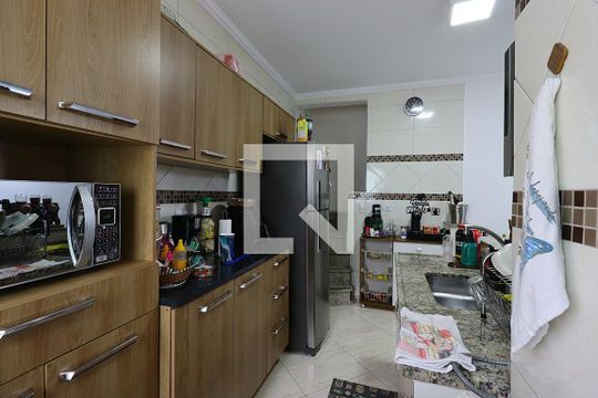 Cozinha de apartamento à venda com 3 quartos, 152m² em Vila Curuçá, Santo André