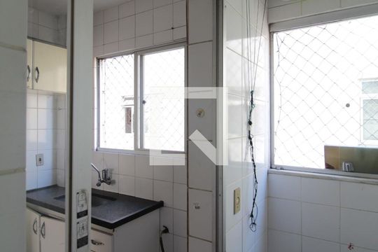 Cozinha e Área de Serviço de apartamento à venda com 3 quartos, 63m² em Dona Clara, Belo Horizonte