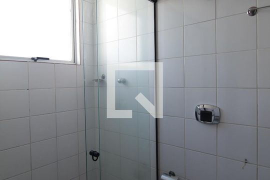 Banheiro da Suite de apartamento à venda com 3 quartos, 63m² em Dona Clara, Belo Horizonte