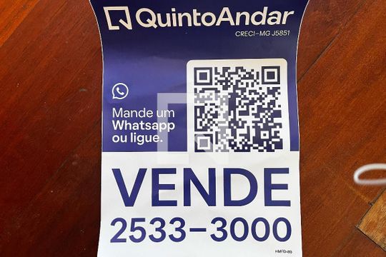 Plaquinha Instalada de apartamento à venda com 3 quartos, 63m² em Dona Clara, Belo Horizonte