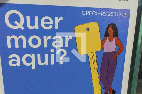 Placa de apartamento à venda com 2 quartos, 102m² em Chácara das Pedras, Porto Alegre