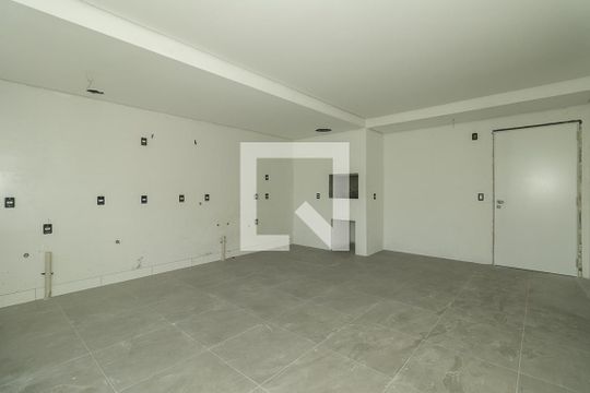 Sala/Cozinha de apartamento à venda com 2 quartos, 102m² em Chácara das Pedras, Porto Alegre