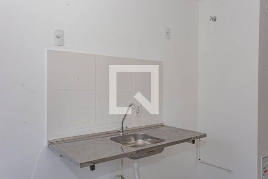 Sala/Cozinha de apartamento à venda com 1 quarto, 25m² em Sacoma, São Paulo