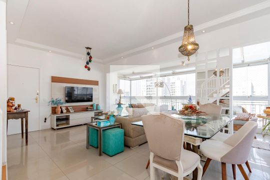 Sala de apartamento à venda com 3 quartos, 169m² em Santo Amaro, São Paulo