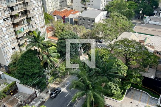 Vista da Sala de kitnet/studio à venda com 1 quarto, 31m² em Jardim Paulista, São Paulo