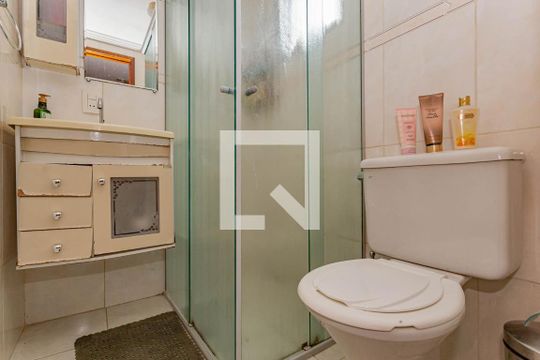 Banheiro de apartamento à venda com 2 quartos, 52m² em Ipiranga, São Paulo