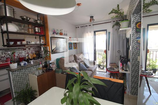 Sala de apartamento à venda com 2 quartos, 46m² em Maria da Graça, Rio de Janeiro