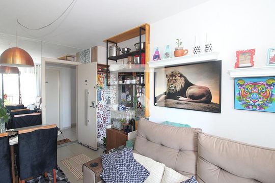 Sala de apartamento à venda com 2 quartos, 46m² em Maria da Graça, Rio de Janeiro
