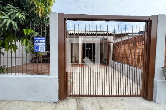  Fachada + Plaquinha de casa à venda com 2 quartos, 60m² em Santos Dumont, São Leopoldo