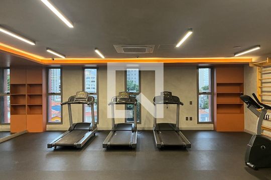 Área comum - Academia de kitnet/studio para alugar com 1 quarto, 18m² em Perdizes, São Paulo