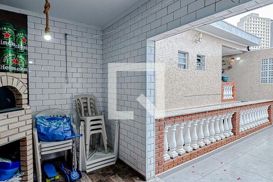 Área de Serviço e Churrasqueira de apartamento à venda com 3 quartos, 180m² em Vila Bertioga, São Paulo