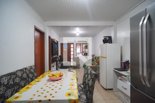 Sala de Jantar de casa à venda com 3 quartos, 90m² em Santo Afonso, Novo Hamburgo