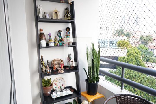 Sacada de apartamento à venda com 3 quartos, 80m² em Vila Regente Feijó, São Paulo