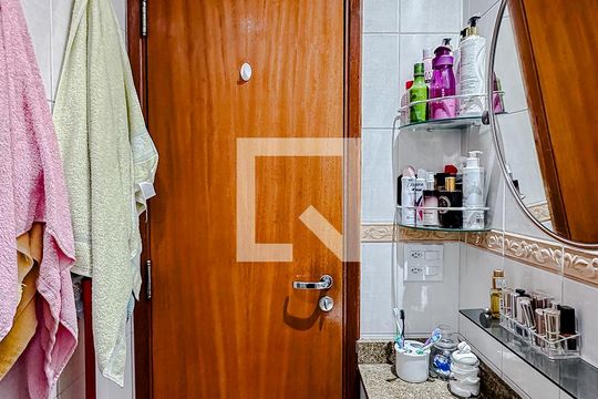 Banheiro da Suíte de apartamento à venda com 2 quartos, 60m² em Mooca, São Paulo