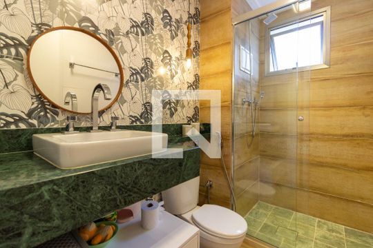 Banheiro da Suíte 2 de apartamento à venda com 3 quartos, 150m² em Sumarezinho, São Paulo