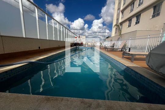 Área comum - Piscina de apartamento para alugar com 2 quartos, 32m² em Samambaia Norte (Samambaia), Brasília