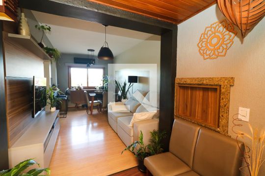 Sala de apartamento à venda com 2 quartos, 81m² em Cristal, Porto Alegre
