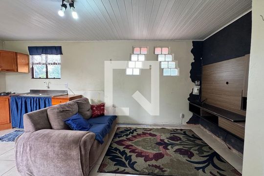 Sala/Cozinha de apartamento à venda com 2 quartos, 56m² em Santo Andre, São Leopoldo