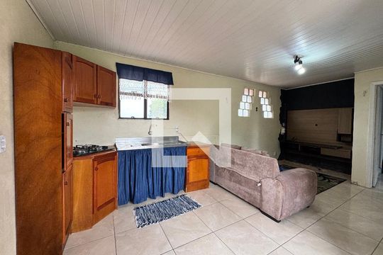 Sala/Cozinha de apartamento à venda com 2 quartos, 56m² em Santo Andre, São Leopoldo