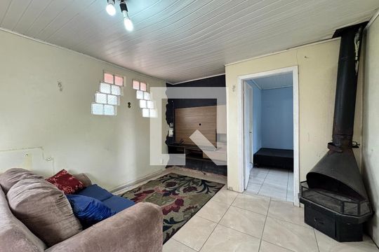 Sala/Cozinha de apartamento à venda com 2 quartos, 56m² em Santo Andre, São Leopoldo