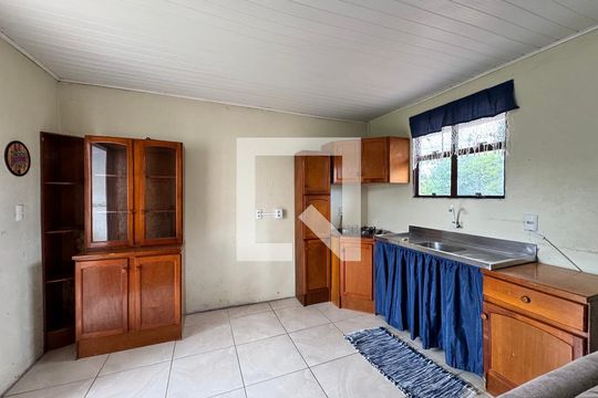 Sala/Cozinha de apartamento à venda com 2 quartos, 56m² em Santo Andre, São Leopoldo