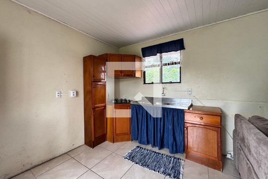 Sala/Cozinha de apartamento à venda com 2 quartos, 56m² em Santo Andre, São Leopoldo