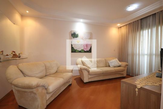 Sala de apartamento à venda com 3 quartos, 93m² em Campestre, Santo André