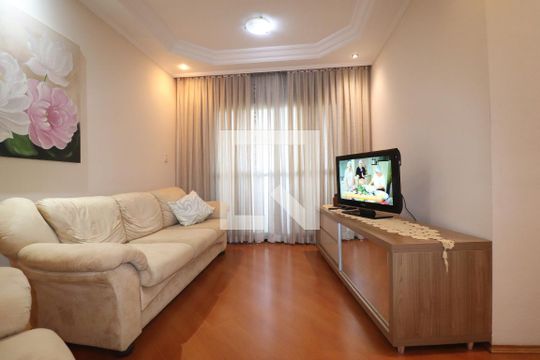 Sala de apartamento à venda com 3 quartos, 93m² em Campestre, Santo André