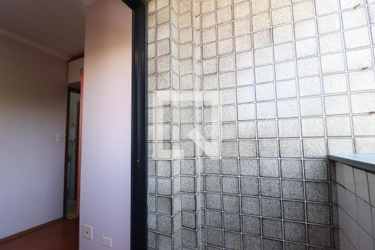 Varanda Quarto 1 suíte de apartamento à venda com 3 quartos, 93m² em Campestre, Santo André
