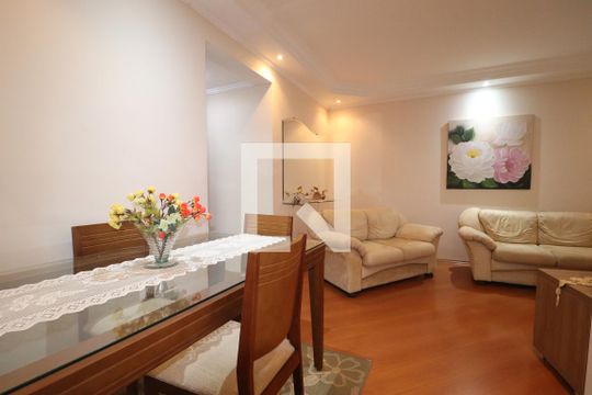 Sala de apartamento à venda com 3 quartos, 93m² em Campestre, Santo André
