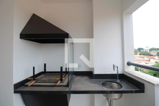 Varanda Gourmet de apartamento à venda com 2 quartos, 74m² em Nova Campinas, Campinas
