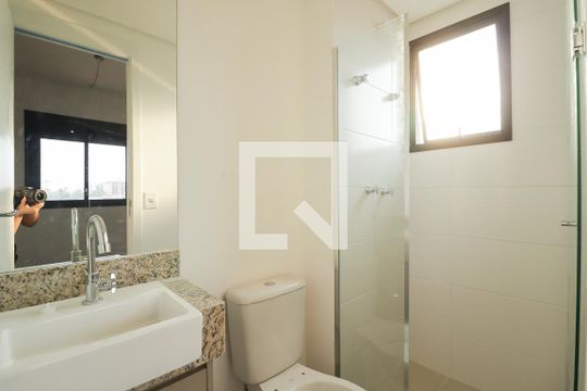 Banheiro do Quarto 1 de apartamento para alugar com 1 quarto, 27m² em Jardim São Paulo, São Paulo
