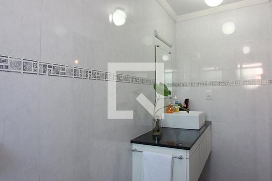 Banheiro da Suíte de apartamento à venda com 3 quartos, 185m² em Centro, São Bernardo do Campo
