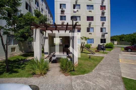 Área comum - Churrasqueira de apartamento à venda com 2 quartos, 58m² em Santos Dumont, São Leopoldo