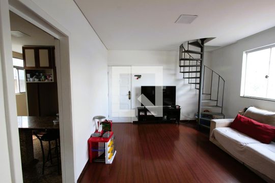 sala de apartamento para alugar com 3 quartos, 155m² em Jardim America, Belo Horizonte
