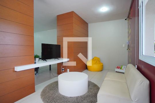 Área comum - Sala de Vídeo de apartamento à venda com 2 quartos, 64m² em Jardim Carvalho, Porto Alegre